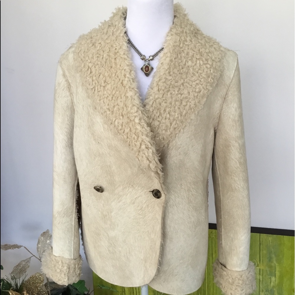Robert Kitchen Faux Fur Jacket.